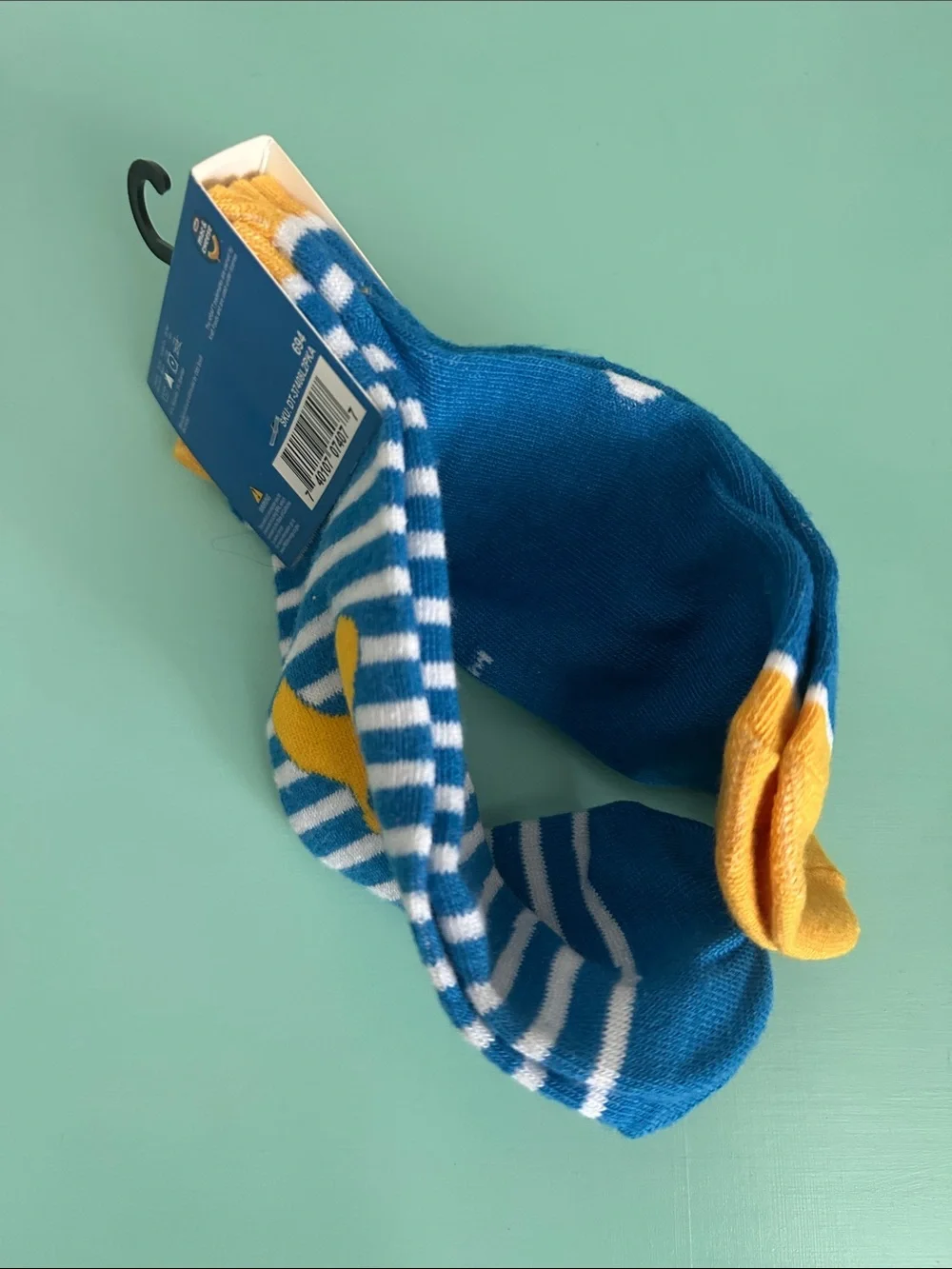 Odd Sox-Kraft Mac&Cheese-2 pack of a novelty ankle socks-new-originally packed